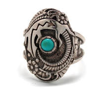 Ladies Turquoise/Silver Ring
