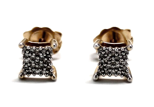 Ladies Diamond/10K Gold Earrings