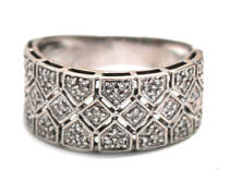 Ladies Diamond/14K White Gold Fashion Ring