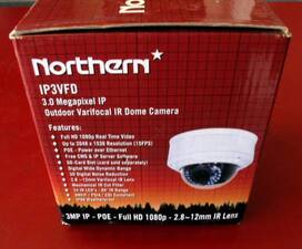 Northern Outdoor Varifocal IR Dome Camera