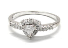 Ladies Trillion-Cut Diamond Engagement Ring