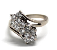 Ladies Diamond/14K White Gold Fashion Ring $599