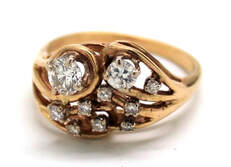 Ladies Diamond/14K Gold Cocktail Ring