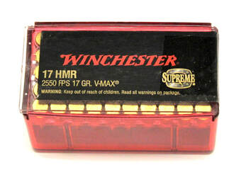 Winchester Supreme .17 HMR V-Max Ammo