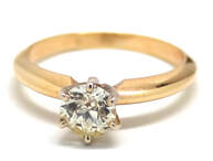 Ladies Diamond/14K Gold Engagement Ring