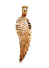 Ladies 10K Gold Angel Wing Pendant