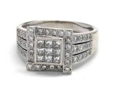 Ladies Diamond/14K White Gold Ring