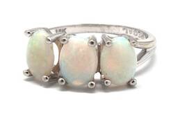 Ladies White Gold/Opal Ring