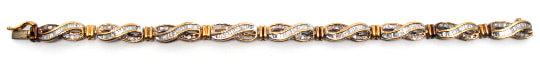 Ladies 10K Diamond Bracelet
