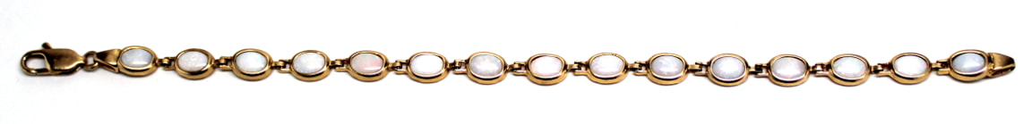 Ladies Opal/10K Gold Bracelet