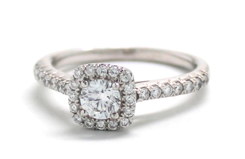 Ladies Diamond/14K White Gold Engagement Ring