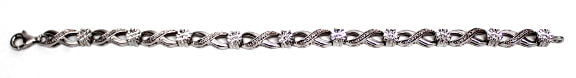 Ladies Diamond/Silver Tennis Bracelet