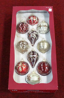 Kirkland Hand Decorated Glass Ornaments (10 Pack)
