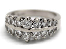 Ladies Diamond/14K White Gold Fashion Ring